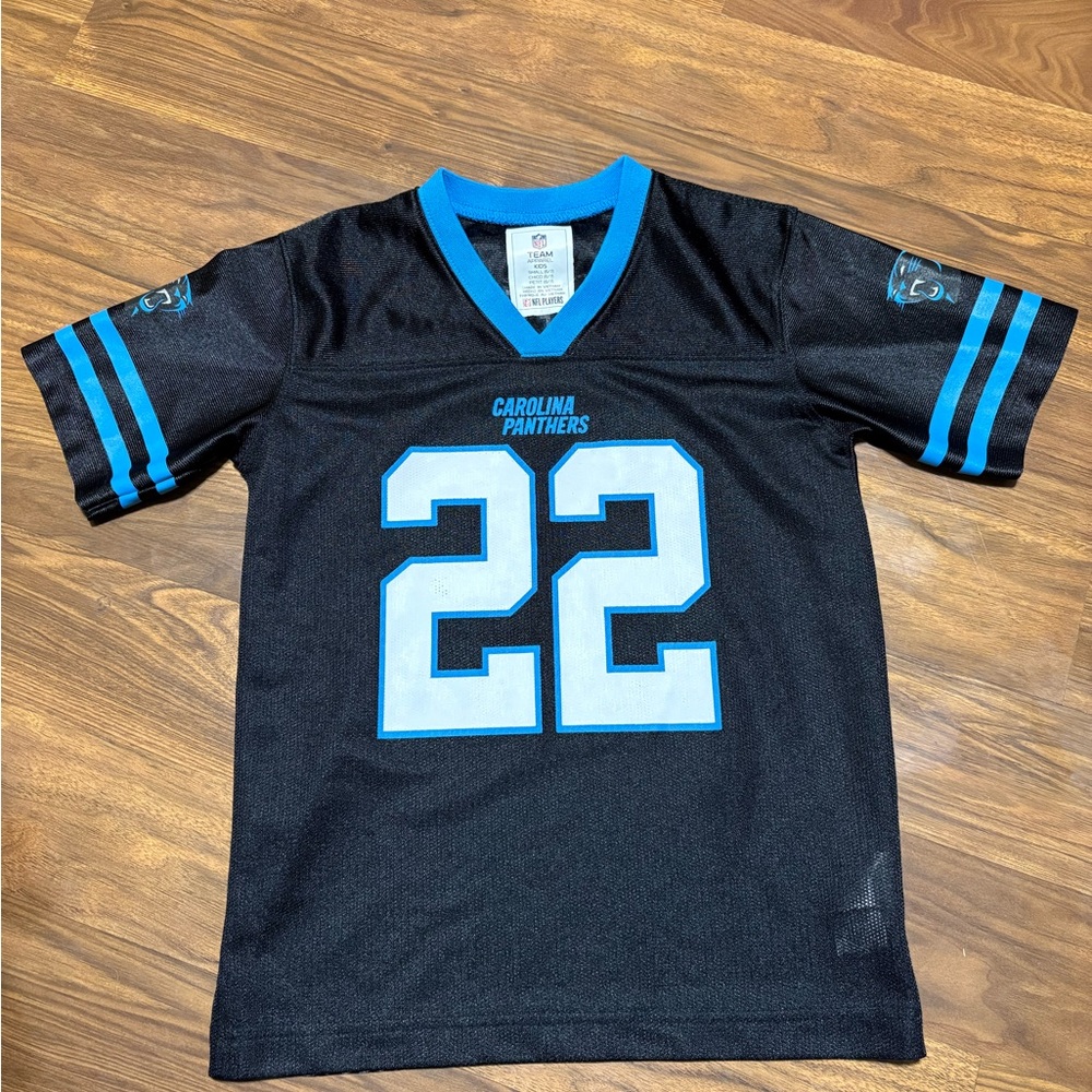 NFL Kids Black and Blue Panthers Jersey